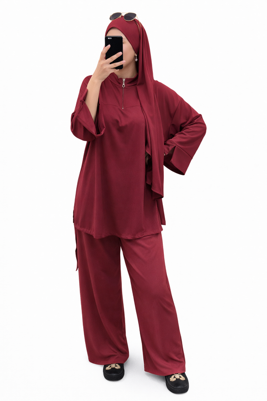 Burkini Taliya 3 pièces zip