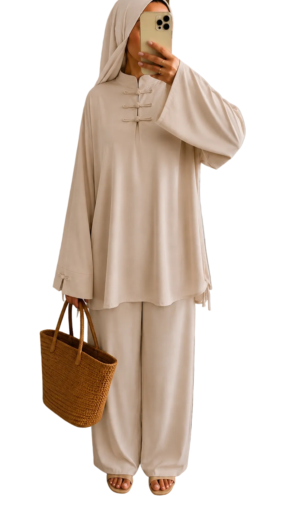 Burkini Esmeralda 3 pièces beige