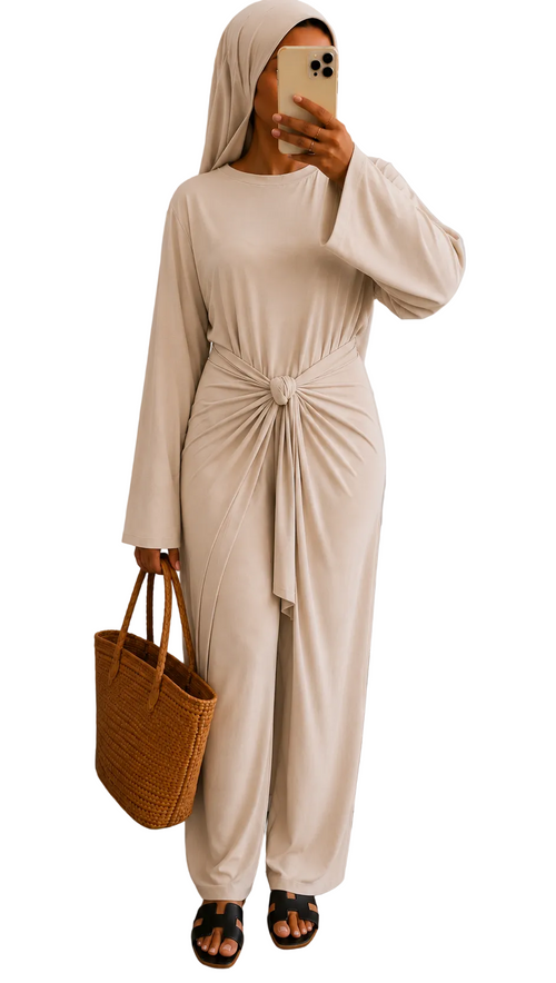 Burkini Galia 4 pièces beige