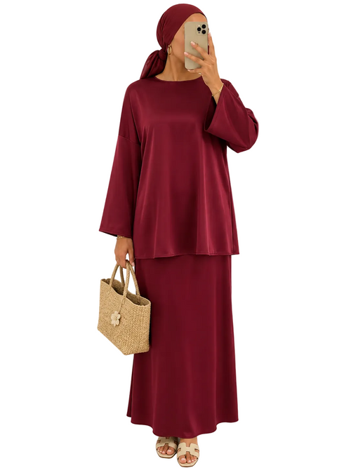 Burkini Doha jupe avec legging 3 pièces