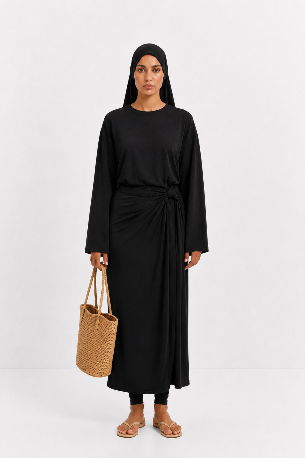 Burkini Galia 4 pièces noir