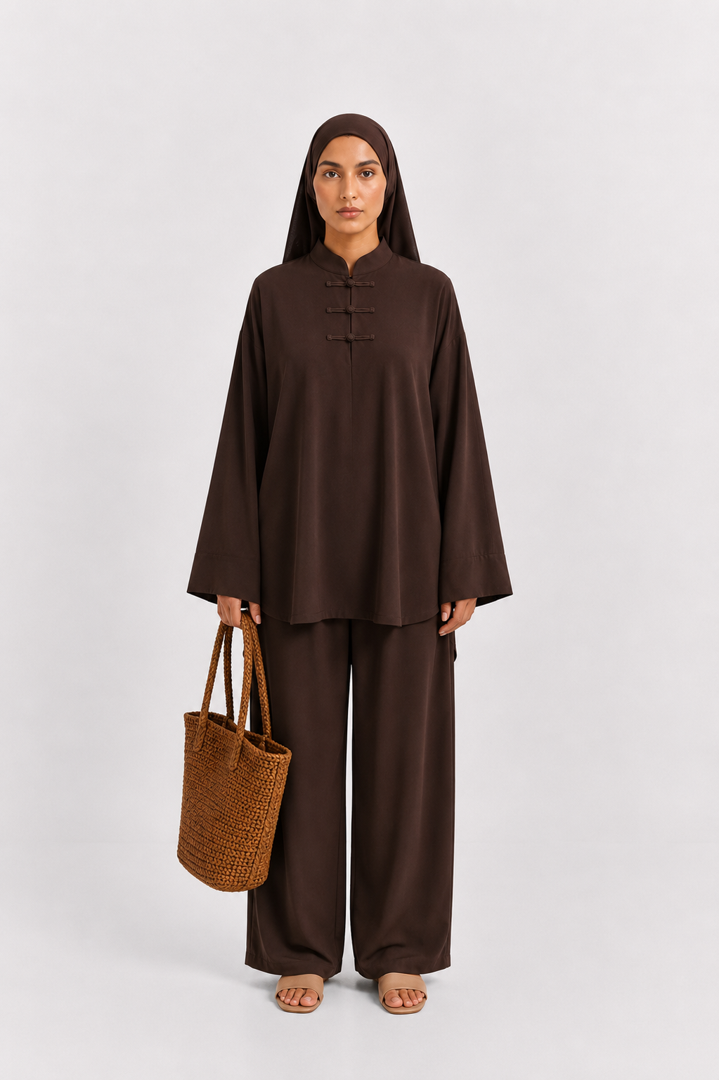 Burkini Esmeralda choco 3 pièces