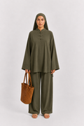 Burkini Esmeralda 3 pièces kaki