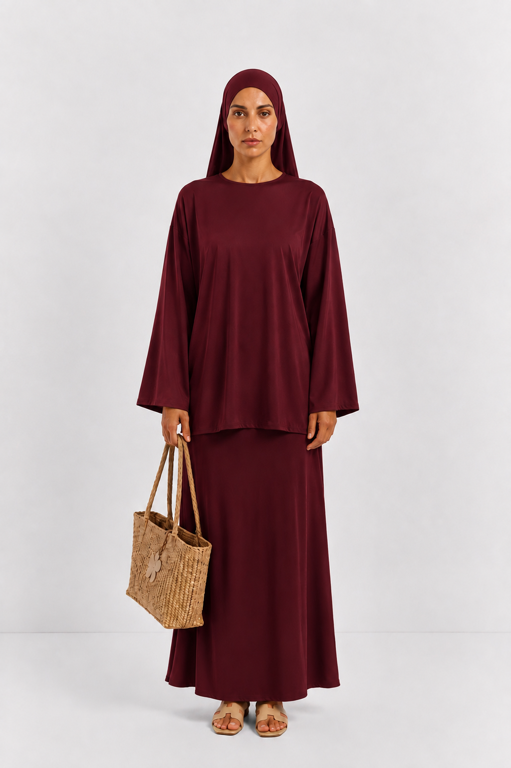 Burkini Doha jupe avec legging 3 pièces