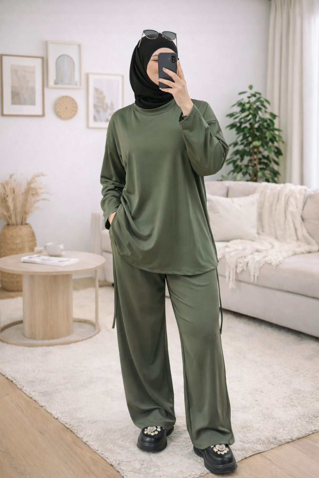 Burkini 2 pièces sans voile