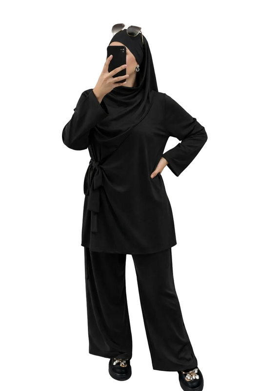 Burkini Santorini 3 pièces Noir