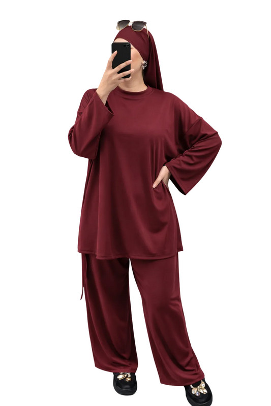 Burkini Rosea 2 pièces sans voile