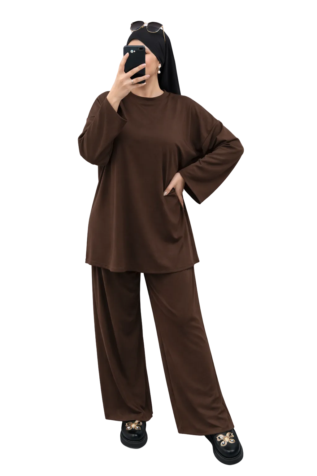 Burkini Rosea 2 pièces sans voile