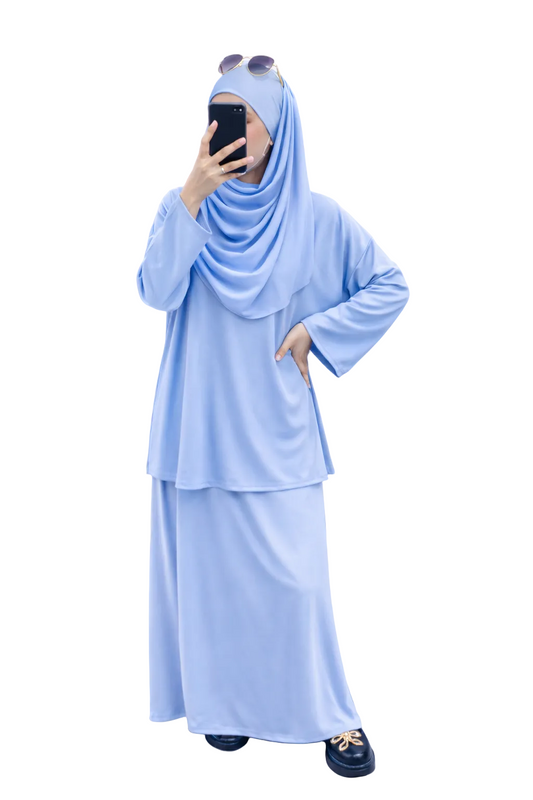 Burkini Doha jupe avec legging 3 pièces