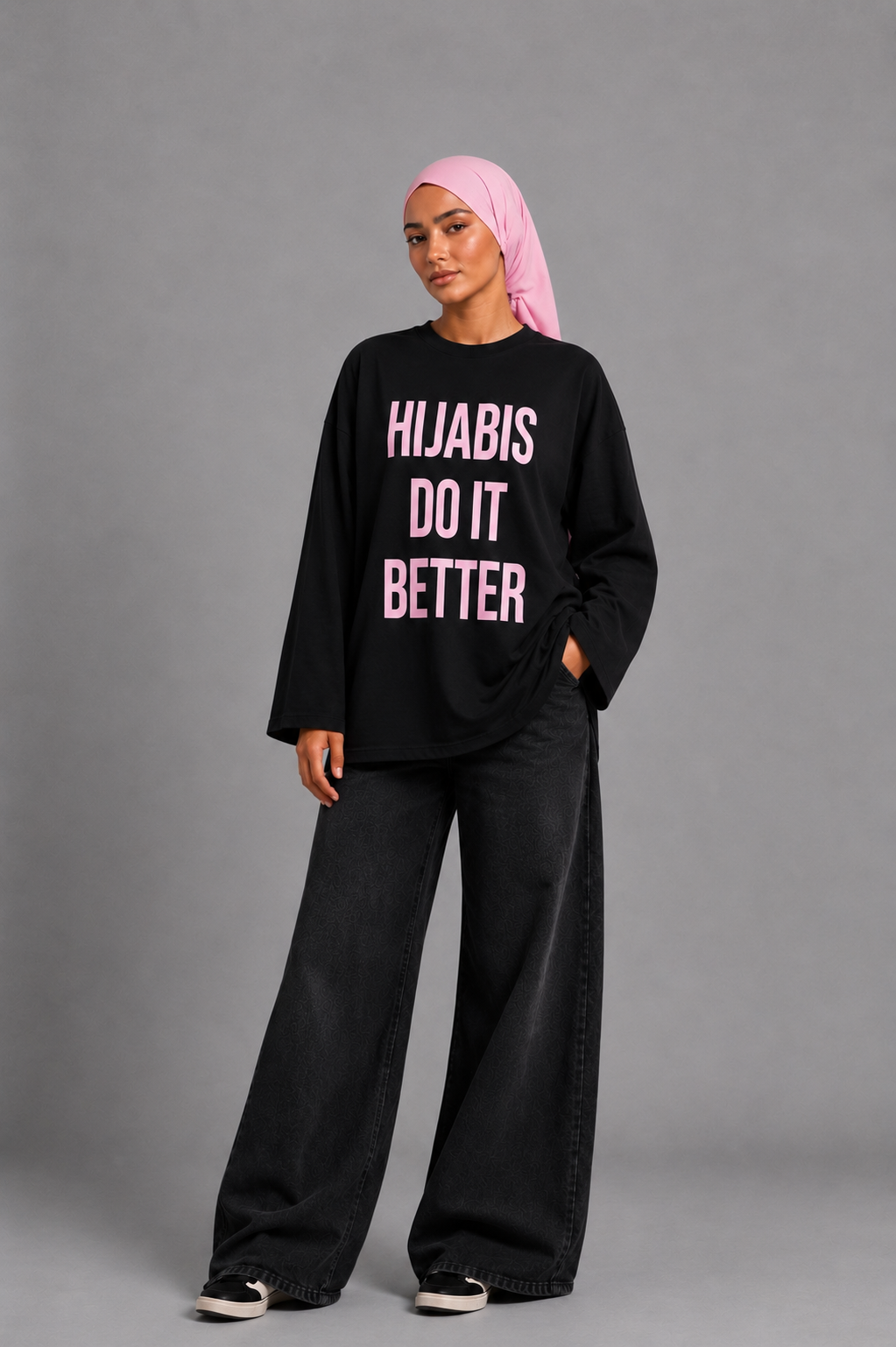 Teeshirt coton oversize HIJABIS DO IT BETTER (précommande pour le 10 septembre)