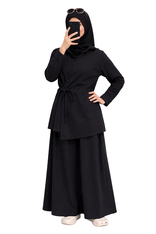 Ensemble Kimono Jupe jean