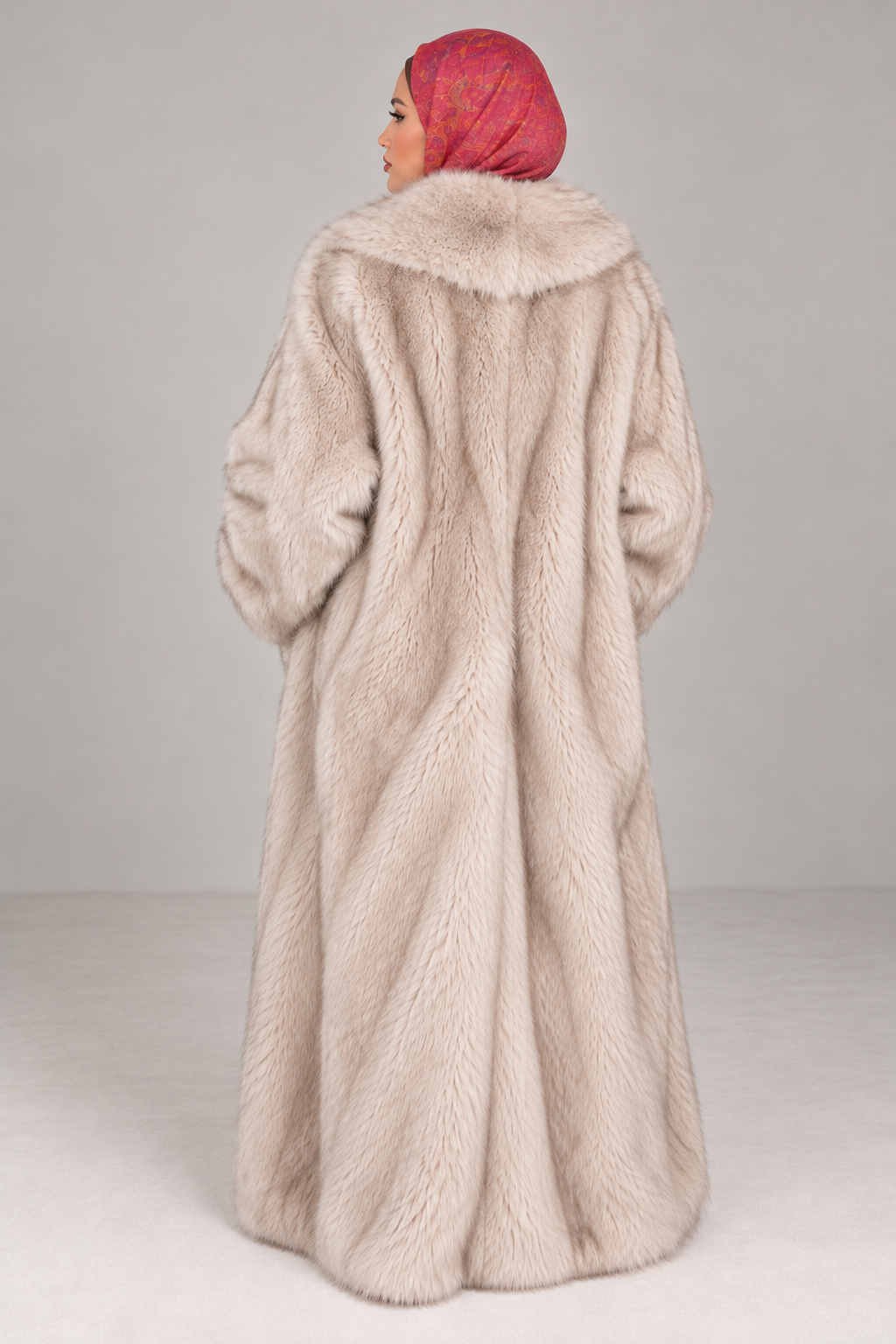 Manteau fausse fourrure premium