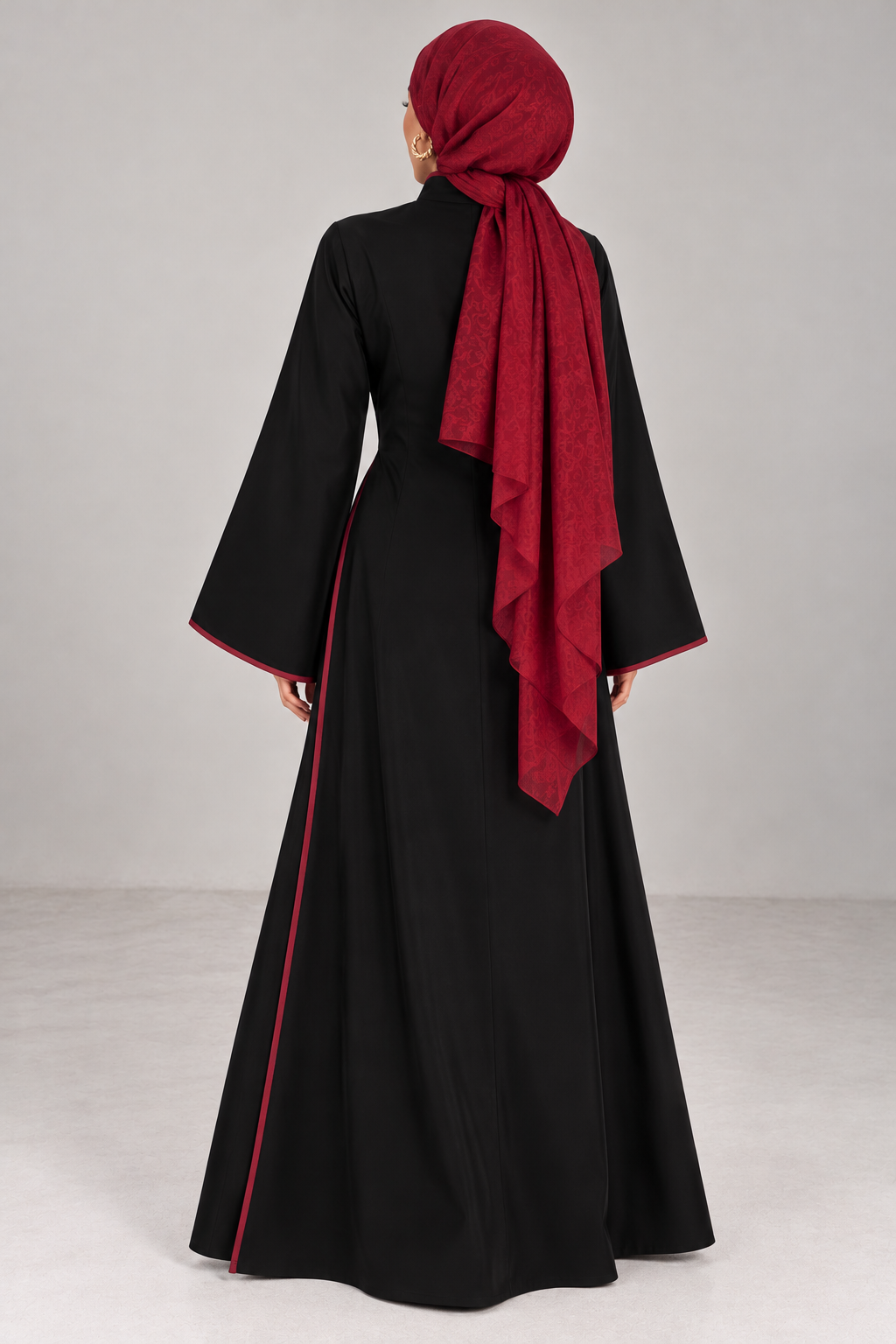 Robe longue évasée Red